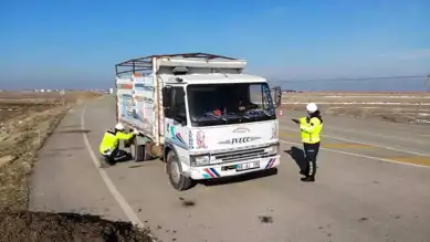 Aksaray'da Kış Lastiği Denetimleri Başladı