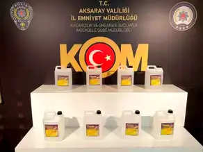 Aksaray'da Sahte Alkol ve Kaçak Cinsel Ürün Operasyonu