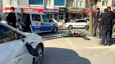 Aksaray'da Motosiklet Kazası: Sürücü Yaralı