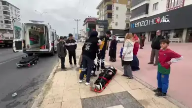Çocuklar Trafik Kazasında Yaralandı