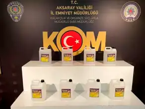 Aksaray'da Sahte Alkol Baskını: 3 Gözaltı