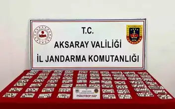 Aksaray'da Uyuşturucu Baskını: 148 Hap Ele Geçirildi