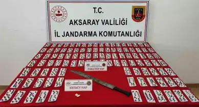 Aksaray'da Uyuşturucu Operasyonu: 1468 Hap Ele Geçirildi