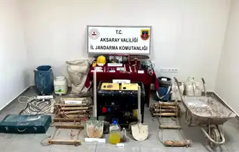 Aksaray'da 5 Define Avcısı Yakalandı